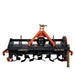 TMG Industrial 55” 3-Point Hitch Rotary Tiller, 30-40 HP Compact Tractor, 6” Tilling Depth, PTO Shaft Included, Category 2 Hookup, TMG-RT135