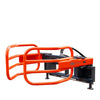 1800 mm (72") Skid Steer Hydraulic Round Bale Gripper / Squeeze, 1000 kg (2200 lb) Capacity, Universal Mount, TMG-SBG72