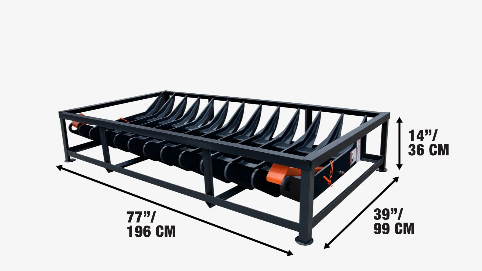 Root Rake Mount TMG 1840 mm (72