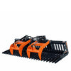 2130 mm (84") Skid Steer Skeleton Grapple Attachment, Universal Mount, TMG-SG85