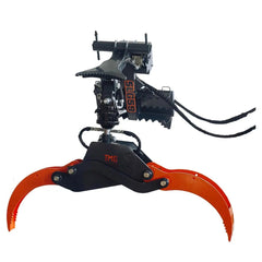 680 kg (1500 lb) Mini Skid Steer Rotating Grapple, 1500 mm (59