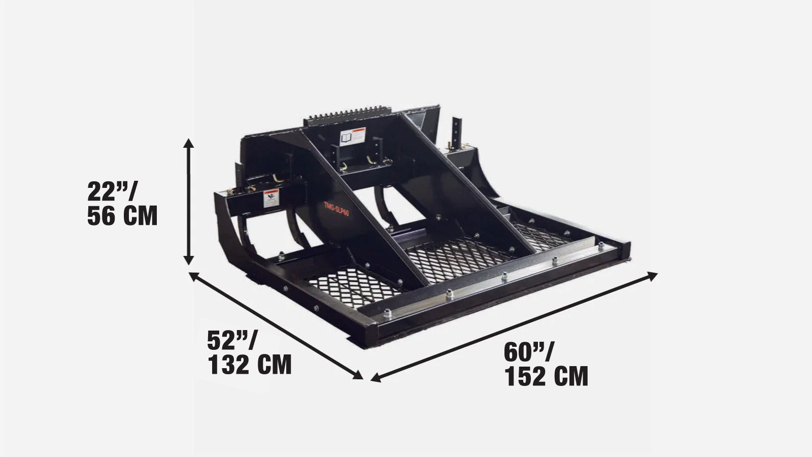 1.5 m Skid Steer Land Plane, Adjustable & Reversible Scarifier Teeth, TMG-SLP60-specifications-image