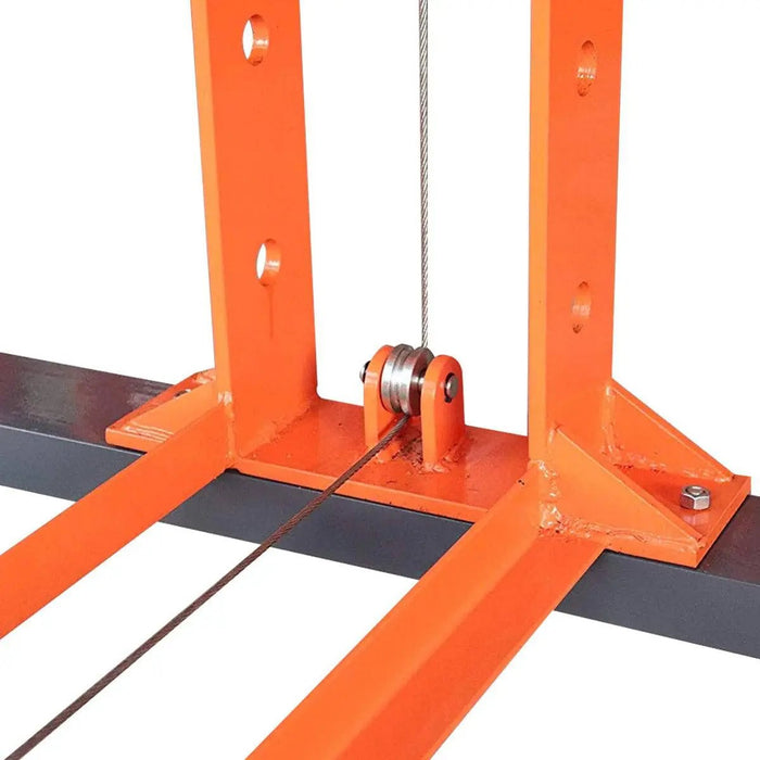 TMG Industrial 75 Ton Capacity Hydraulic Shop Press, Heavy Duty Pressing, Fully Welded H-Frame, Air & Manual Dual Operation, TMG-SP75