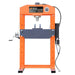 TMG Industrial 75 Ton Capacity Hydraulic Shop Press, Heavy Duty Pressing, Fully Welded H-Frame, Air & Manual Dual Operation, TMG-SP75