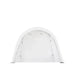 TMG Industrial 12’ x 30’ Car Shelter w/Rounded Roof & Heavy-Duty 11 OZ PE Fabric Cover, Galvanized Steel Frame, Fabric front roll-up door, TMG-ST1230R