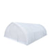 TMG Industrial 30' x 40' Peak Ceiling Storage Shelter with Heavy Duty 17 oz PVC Cover & Drive Through Doors, TMG-ST3040V