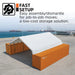 9m × 12m (30' × 40') PVC Fabric Container Peak Roof Shelter, Pro Series, Fire Retardant, UV Protected, TMG-ST3042CV (Previously ST3041CV) TMG Industrial