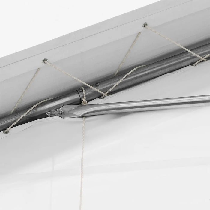 9m × 12m Peak Ceiling Storage Shelter with Heavy Duty 450 GSM PVC Cover & Drive Through Doors, TMG-ST3042V (Previously ST3040V) TMG Industrial Australia