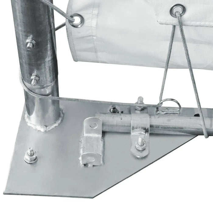 30' x 50' Straight Wall Peak Ceiling Storage Shelter with Heavy Duty 11 oz PE Cover & Drive Through Doors, TMG-ST3050E(Previously ST3050) TMG Industrial AU