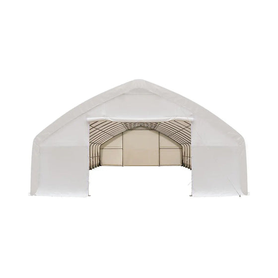 9 x 21 m Straight Wall Peak Ceiling Storage Shelter, 450 GSM PVC Cover TMG-ST3072V (Previously ST3070V) TMG Industrial AU