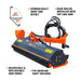 TMG Industrial 80” Offset Ditch Bank Flail Mower with 90° Tilt, 3-Point Hitch, 50-90 HP Tractor, PTO Drive Shaft, TMG-TFMO80