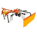 98" Hay Rake & Tedder, 12 Spring Tines, 3-Point Hitch Category 1, PTO Shaft Included, 18-50 HP Tractor, TMG-THR100 TMG Industrial CA