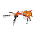 118" Hay Rake & Tedder, 24 Spring Tines, 3-Point Hitch Category 1, PTO Shaft Included, 25-50 HP Tractor, TMG-THR120 TMG Industrial CA