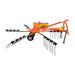 118" Hay Rake & Tedder, 24 Spring Tines, 3-Point Hitch Category 1, PTO Shaft Included, 25-50 HP Tractor, TMG-THR120 TMG Industrial CA