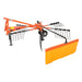 118" Hay Rake & Tedder, 24 Spring Tines, 3-Point Hitch Category 1, PTO Shaft Included, 25-50 HP Tractor, TMG-THR120 TMG Industrial CA