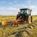 118" Hay Rake & Tedder, 24 Spring Tines, 3-Point Hitch Category 1, PTO Shaft Included, 25-50 HP Tractor, TMG-THR120 TMG Industrial CA