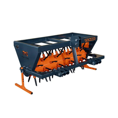 TMG Industrial 3 Point Hitch Drum Plug Aerator, 50” Working Width, Cat 1 & Cat 2 Tractors, 5” Plug Length, TMG-TLA50