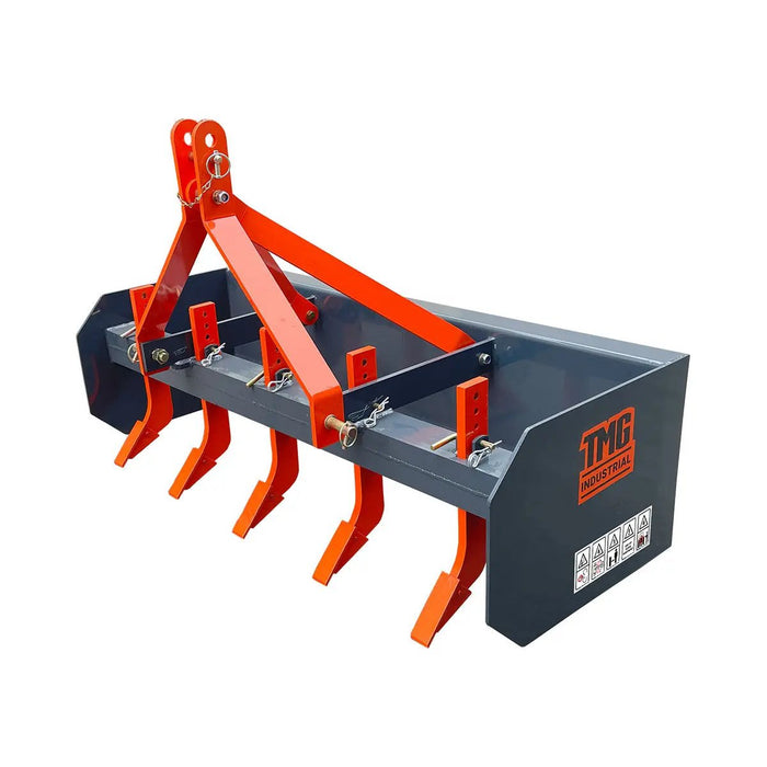 Box Scraper With Rippers TMG 1500 mm (60″) Heavy-Duty Box Scraper Blade with Ripper Shanks, 18 ...