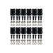 TMG-TMB55/70-73 Hammer Blades, Pack of 12, Hardware Included(W/o Blade Holders)