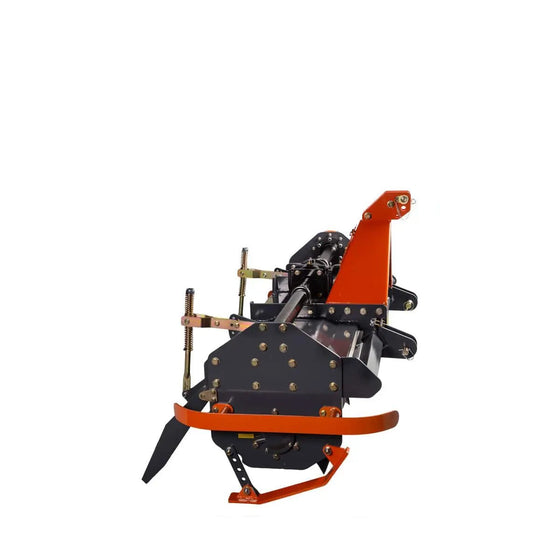 TMG Industrial 70” 3-Point Hitch Rotary Tiller, 35-55 HP Tractor, 6” Tilling Depth, PTO Shaft Included, Category 1 & 2 Hookup, TMG-RT175