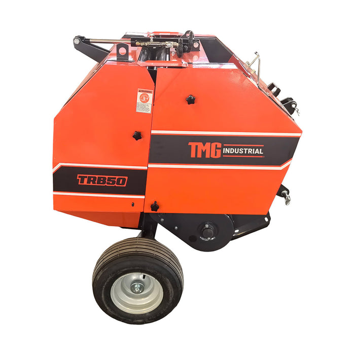 20" x 27" Round Hay Baler, Twine Bind, 3-Point Hitch, Category 1, PTO Shaft Included, 15 - 50 HP Tractor, TMG-TRB50 TMG Industrial CA