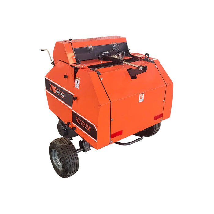 20" x 27" Round Hay Baler, Net Wrap, 3-Point Hitch, Category 1, PTO Shaft Included, 15-50 HP Tractor, TMG-TRB50N TMG Industrial CA
