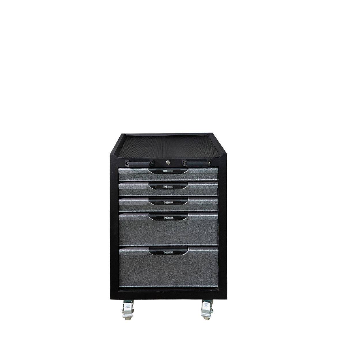 TMG Industrial 12’ Extreme-Duty Steel Garage Tool Chest w/Pegboard, Power Outlets, USB Port, Magnetic Motion LED Lamps, Cabinets & Roll-Out Tool Chest, TMG-WBM12