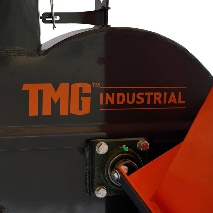 TMG Industrial 4” Skid Steer Wood Chipper, Gravity-Fed, Universal Skid Steer Mount, TMG-WC42S