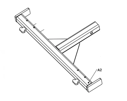 TMG-TSP84-A2 T-Frame Weldment