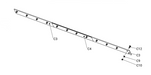TMG-TSP72-C3/C4 Blades Set, Pack of 3, Hardware Included