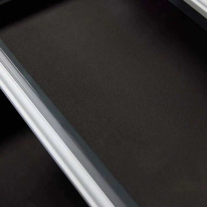 Pro Series 9-Ft 18-Drawer Workbench with Stainless Steel Top, Ball Bearing Double Slides & Casters, TMG-WB918