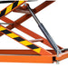 TMG Industrial 1500-lb Portable Motorcycle/ATV Scissor Lift, 48” Work Platform, Side Extensions, Foot Pedal Air Pump, Front-wheel vise grip, TMG-1500PML