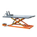 TMG Industrial 1500-lb Portable Motorcycle/ATV Scissor Lift, 48” Work Platform, Side Extensions, Foot Pedal Air Pump, Front-wheel vise grip, TMG-1500PML