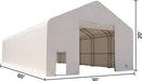 30' x 60' Dual Truss Prefab Shelter with Heavy Duty 17oz PVC Fabric