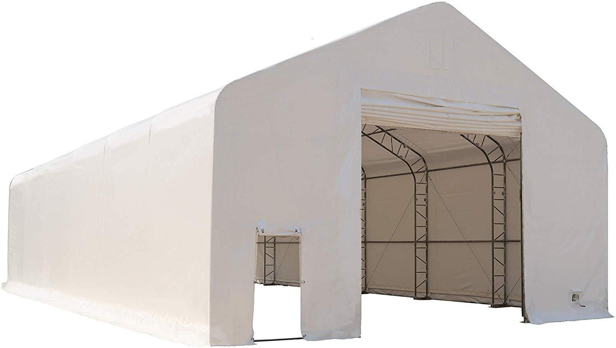 30' x 60' Dual Truss Prefab Shelter with Heavy Duty 17oz PVC Fabric