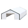 TMG-DT4080 40' x 80' Dual Truss Steel Structure with Commercial Grade PVC Cover and Drive Through Doors