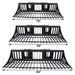 Rock Skeleton Bucket Combo | 72" + 78" + 84" | Three Sizes Included | for Skid Steers