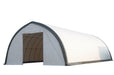 TMG-ST4080E 40' x 80' Peak Ceiling Storage Building with 13' x 16' Door on Both Ends