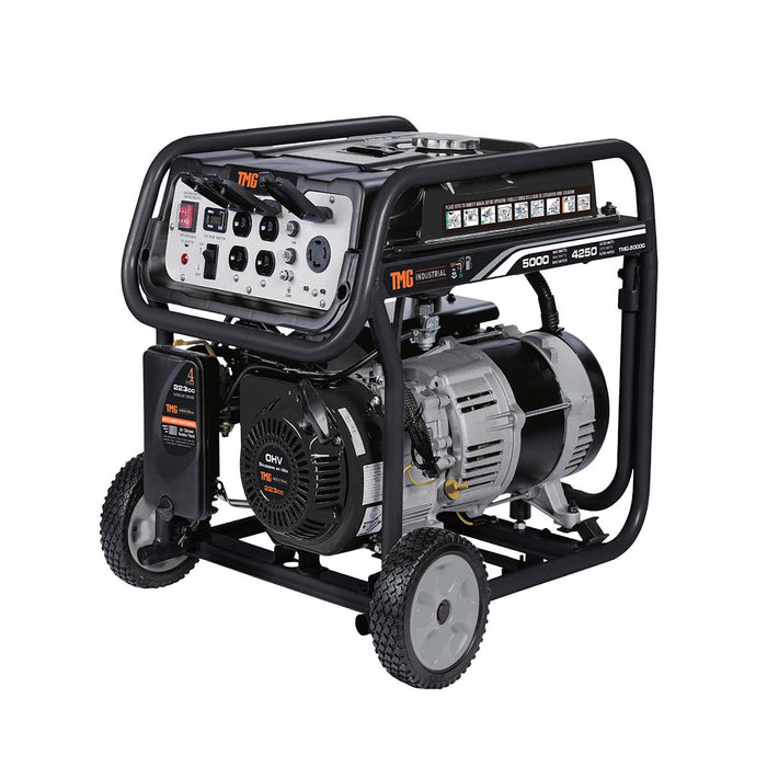 TMG-5000G 5000-Watt Gas Generator - 120V 20A, 30A, 120/240V 50A