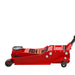 TMG Industrial 4 Ton Low Profile Floor Jack, 20” Max. Height, 4” Ground Clearance, 360° Caster Pivot, TMG-AJF04L