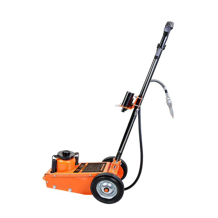 TMG Industrial 22 Ton (48,000 lb) Professional Air Hydraulic Axle Jack, Manual & Pneumatic Control, Double Springs, 17” Lift Height, TMG-AJX22