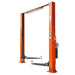 TMG Industrial 10,000-lb Two Post Overhead Auto Lift, Symmetric Arms, 72” Lift Height, Dual-Point Lock Release, TMG-ALT100