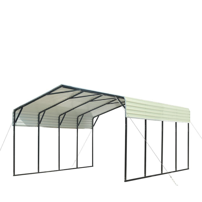TMG-CP2020 20' x 20' All-Steel Carport Shed With 10' High Sidewalls