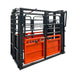 TMG Industrial 7’ Cattle Work Chute, Side Exit w/Release Lever, Upper/Lower Swing Openings, TMG-CSC07