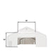 TMG Industrial Pro Series 40' x 40' Dual Truss Storage Shelter with Heavy Duty 21 oz PVC Cover & Drive Through Doors, TMG-DT4041-PRO (Previously TMG-DT4040-PRO)