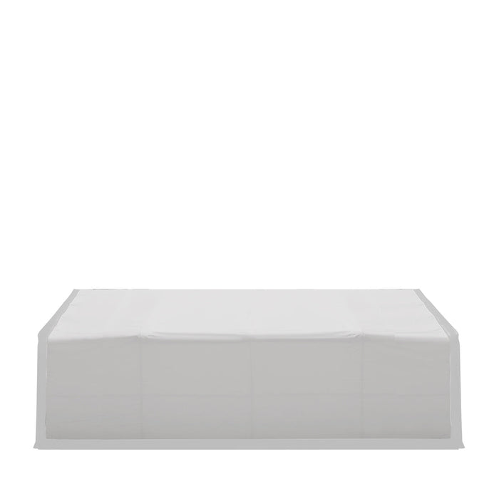 TMG Industrial 40' x 40' Dual Truss Storage Shelter with Heavy Duty 21 oz PVC Cover & Drive Through Doors, TMG-DT4041