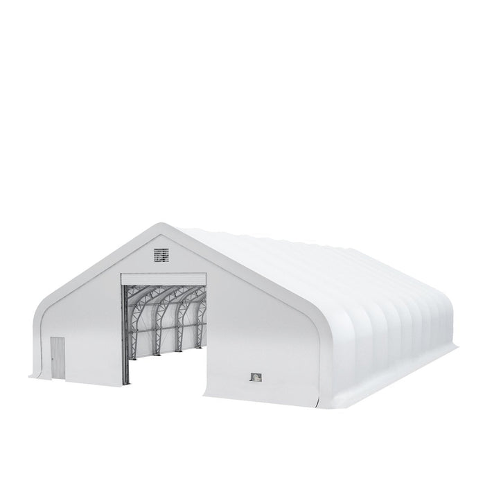 TMG-DT5080 Pro Series 50' x 80' Dual Truss Storage Shelter with Heavy Duty 32oz PVC Fabric
