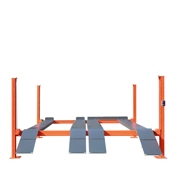 TMG-FPSL10 10,000-lb Four Post Storage Lift - Dual Track Storage - Four Vehicles