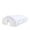 TMG-GH2040 20' x 40' Tunnel Greenhouse Grow Tent with Ripstop Leno Woven Clear Tarp Cover