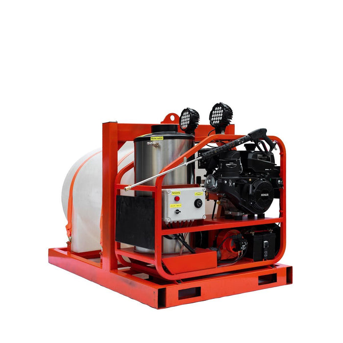 TMG-HW40T 4000 PSI Hot Water Pressure Washer with 14 HP Kohler Engine and 245 US Gallon Water Tank